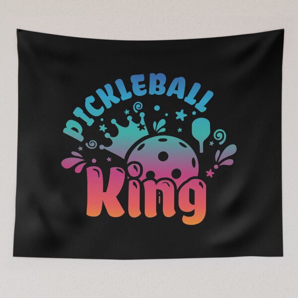 Item preview, Pickleball King - Fun Trendy Pickleball Quote designed and sold by WisdomInspired.