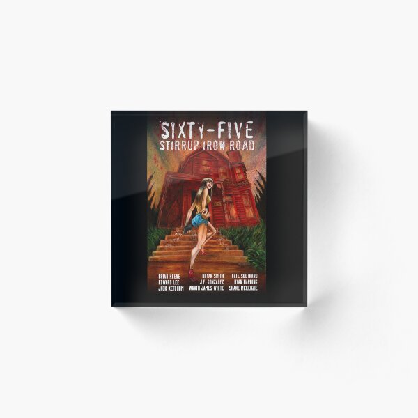 Sinister Grin Press 65 Stirrup Iron Road Acrylic Block