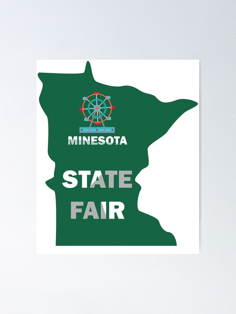 "minnesota state fair" Poster for Sale by SebastianaKahl Redbubble