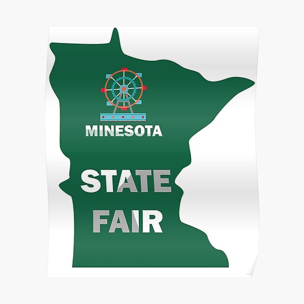 "minnesota state fair" Poster for Sale by SebastianaKahl Redbubble