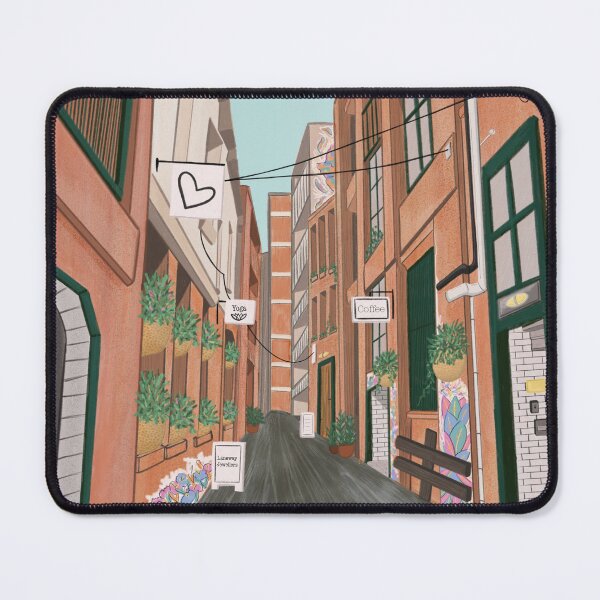 Item preview, Melbourne Laneways designed and sold by HoopByEm.