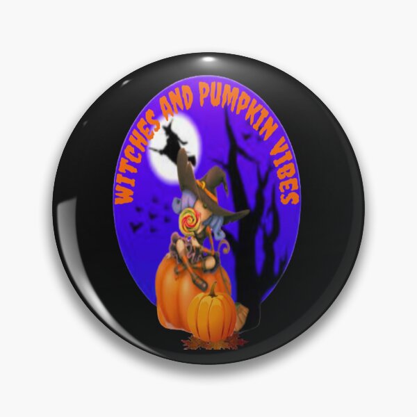 Item preview, Witches and Pumpkin Vibes,  Halloween Lettering Spooky Halloween kawaii fun design, Vintage Halloween, Kawaii Carved Pumpkin Vibes,Witches Brew And All Things Halloween designed and sold by Adri Barnard.