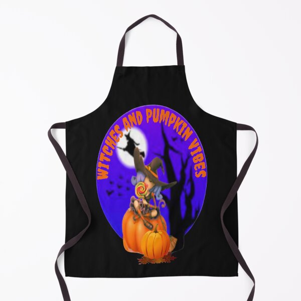 Item preview, Witches and Pumpkin Vibes,  Halloween Lettering Spooky Halloween kawaii fun design, Vintage Halloween, Kawaii Carved Pumpkin Vibes,Witches Brew And All Things Halloween designed and sold by Adri Barnard.