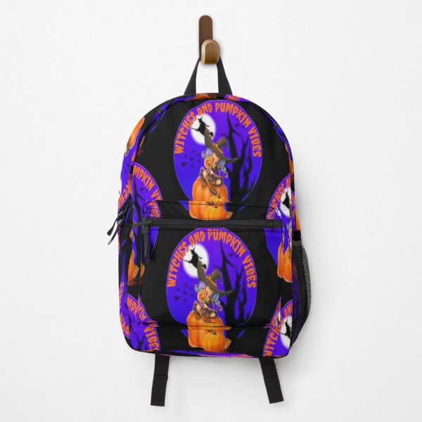 Item preview, Witches and Pumpkin Vibes, Halloween Lettering Spooky Halloween kawaii fun design, Vintage Halloween, Kawaii Carved Pumpkin Vibes,Witches Brew And All Things Halloween designed and sold by Adri Barnard.