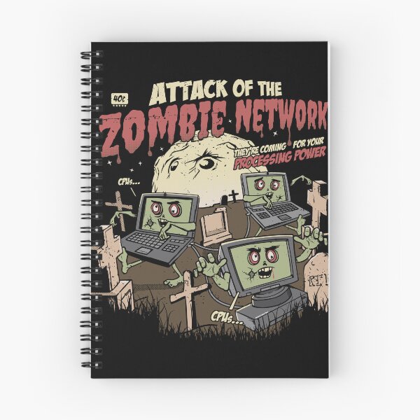 Item preview, Zombie Network Divertido Ciberseguridad Seguridad informática designed and sold by Nerd Shizzle.