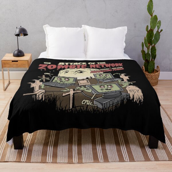 Item preview, Zombie Network Funny Cybersecurity IT Security designed and sold by Nerd Shizzle.