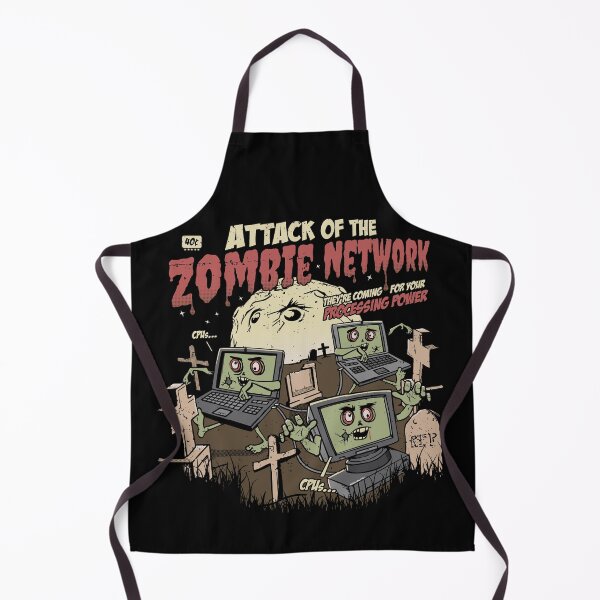 Item preview, Zombie Network Funny Cybersecurity IT Security designed and sold by Nerd Shizzle.