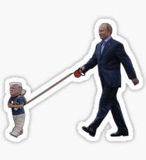Tiny Trump Putin Sticker