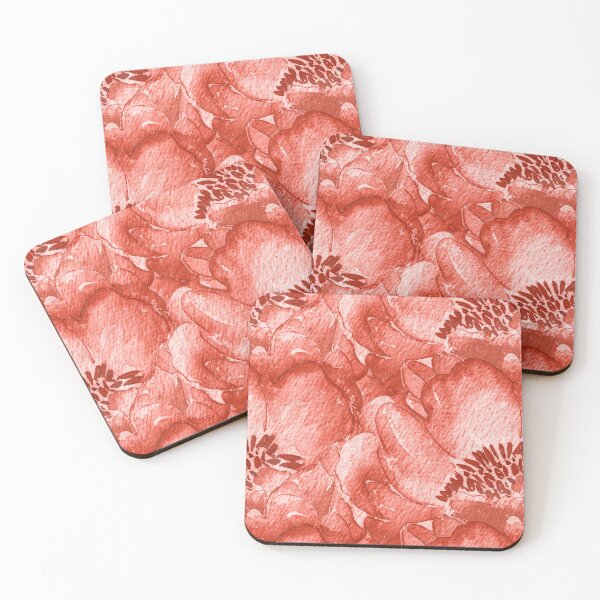 Item preview, Red flower pattern designed and sold by batkev83.