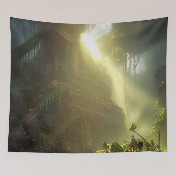 Item preview, A Lost Rainforest Temple designed and sold by LyndiiLoubie.