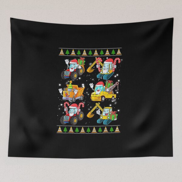Item preview, Construction Excavator Truck Santa Ugly Sweater Christmas designed and sold by Isabelsutton.