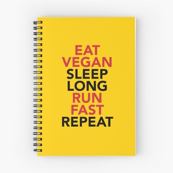 Item preview, eat vegan sleep long run fast repeat designed and sold by Nanika-akimoto.