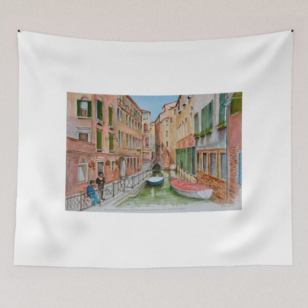 Item preview, Fondamenta Malvasia on Rio San Maurizio, Venice, Italy designed and sold by Dai Wynn Fine Art.