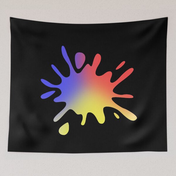 Item preview, Tri Colour Ink Splat designed and sold by galaxydaydreams.