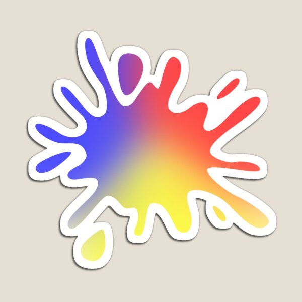 Item preview, Tri Colour Ink Splat designed and sold by galaxydaydreams.