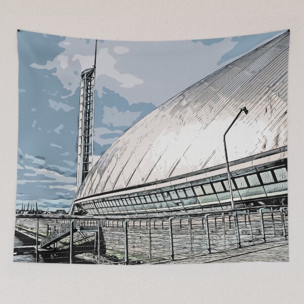 Item preview, Glasgow Science Centre Illustration designed and sold by SofiaAlves.