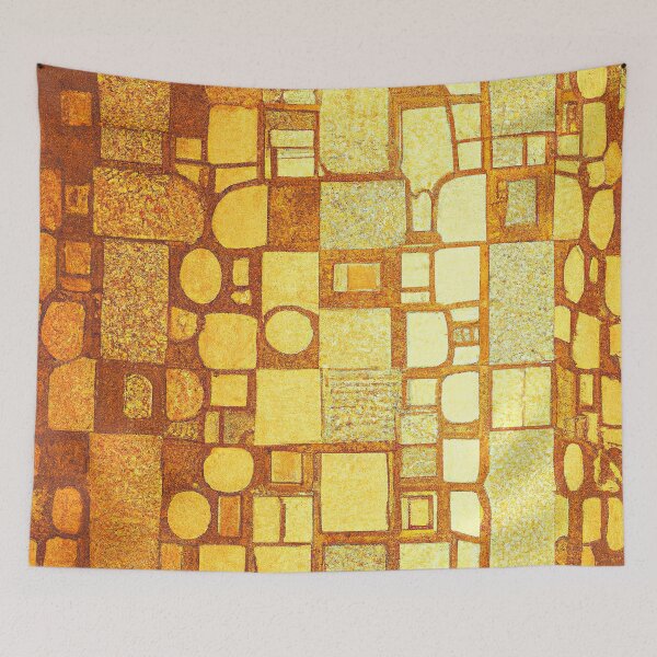 Item preview, Gustav Klimt Gold Pattern Abstract designed and sold by maniacfitness.