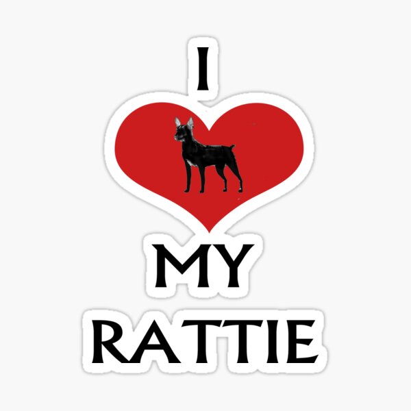 I LOVE MY RATTIE Sticker