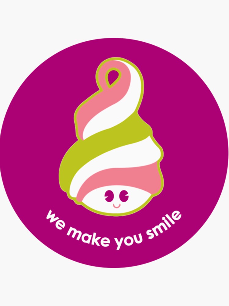 "Menchie_s Frozen Yogurt Perfect Gift " Sticker for Sale by