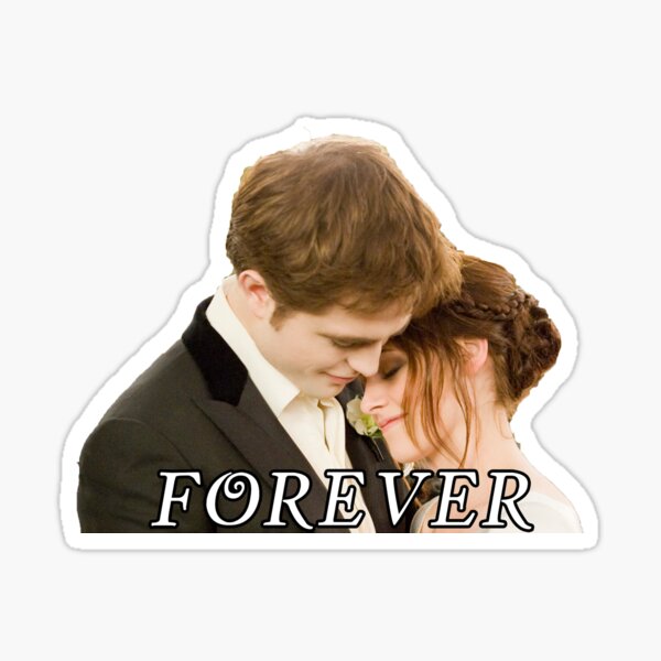 Forever Edward and Bella - Twilight Saga - Breaking Dawn Wedding Sticker