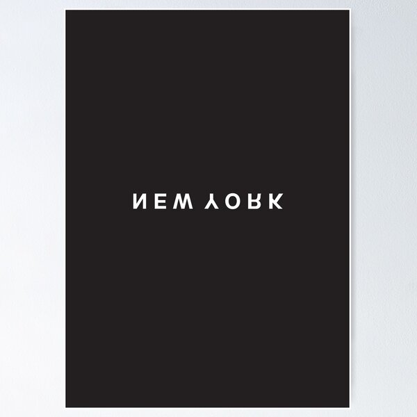 Item preview, New York Minimalist Black and White - Trendy/Hipster Typography designed and sold by Vrai Chic.