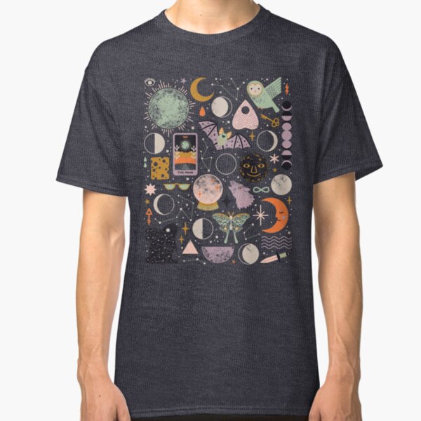 Lunar Pattern: Blue Moon Classic T-Shirt