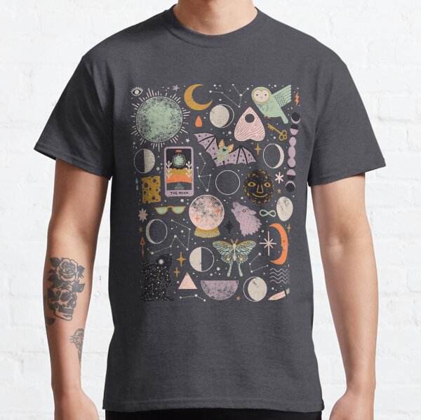 Lunar Pattern: Blue Moon Classic T-Shirt