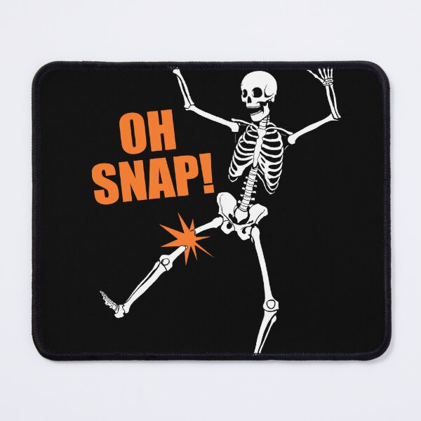 Item preview, Well Worn Oh Snap Skeleton Halloween Sweatshirt designed and sold by DahlerDale.