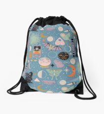 Mochila de cuerdas Patrón Lunar: Luna Azul