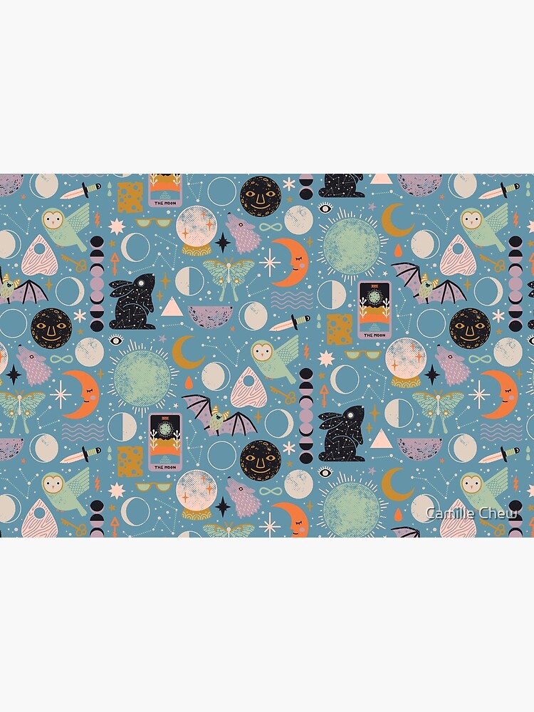 Lunar Pattern: Blue Moon by LordofMasks