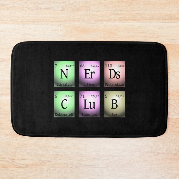 Item preview, nerds club in chemischen Elementen... designed and sold by pASob-dESIGN.