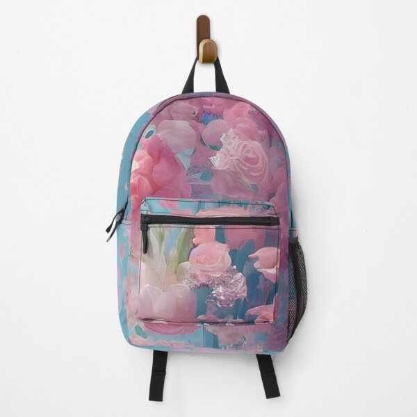 Item preview, Peace among the pink flowers floating in the blue sky designed and sold by Femme-Art.