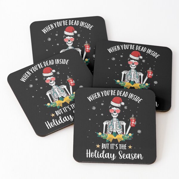 Item preview, Dead Inside But It's The Holiday Season Skeleton Nurse Xmas designed and sold by Isabelsutton.