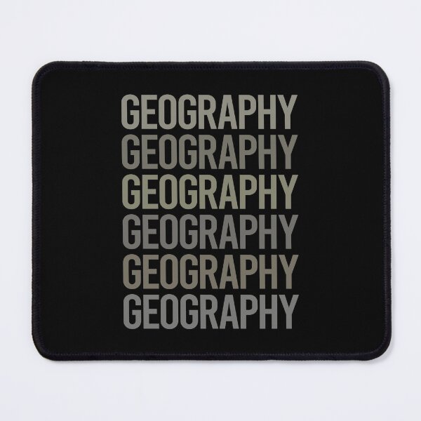 Item preview, Gray Text Art Geography designed and sold by TartSpiderWeb.