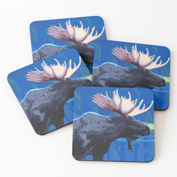 Item preview, Moose In The Wild designed and sold by widmore.