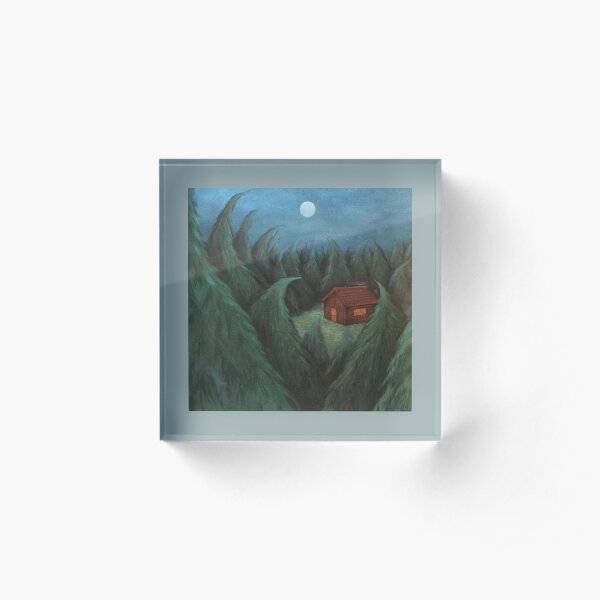 ISOLATION (cropped) Acrylic Block