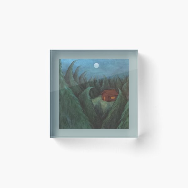 ISOLATION (cropped) Acrylic Block
