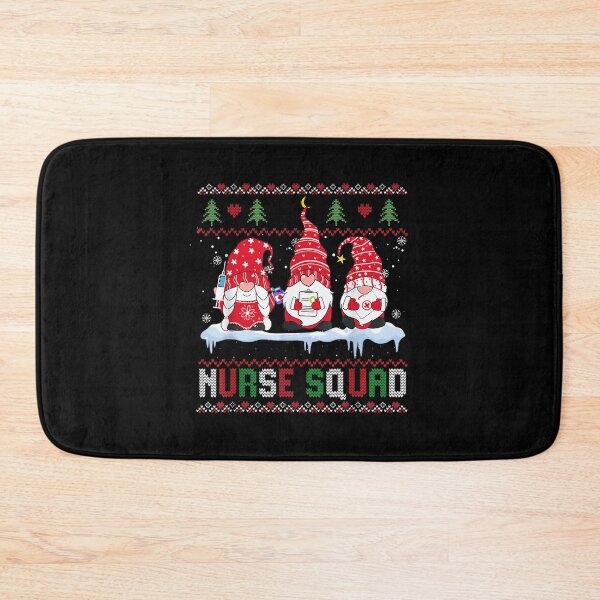 Aperçu de l'œuvre Arbre de Noël mignon Soins infirmiers Infirmière drôle Rn Lpn Squad Infirmière créée et vendue par Isabelsutton.