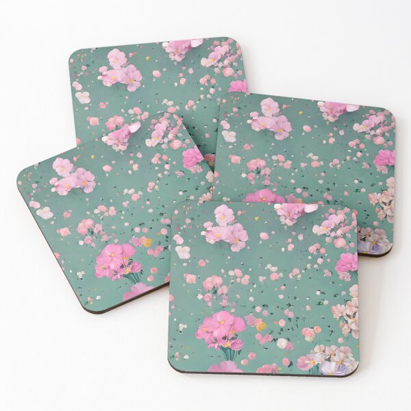 Item preview, Floating in the Air Pastel Colored Vintage Flowers designed and sold by Femme-Art.