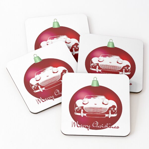 Item preview, Austin Healey Sprite British classic car monoblock Christmas ball special edition  designed and sold by soitwouldseem.