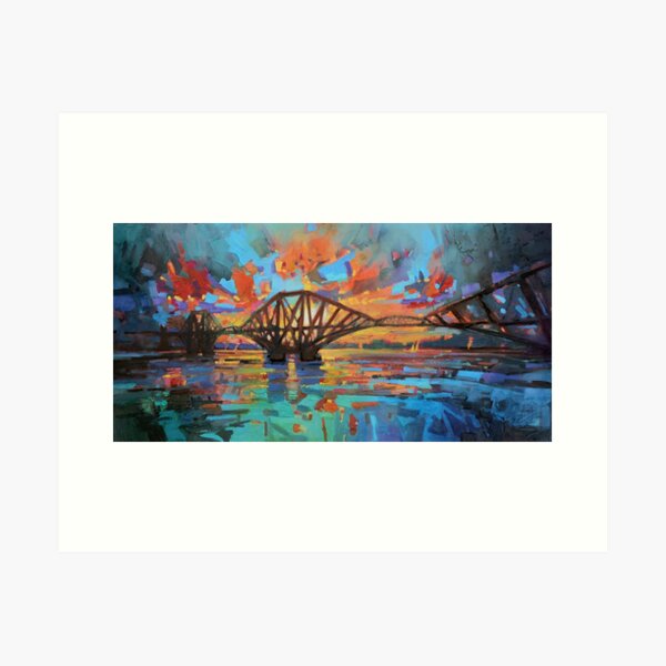 Item preview, Forth Bridge Dawn designed and sold by scottnaismith.