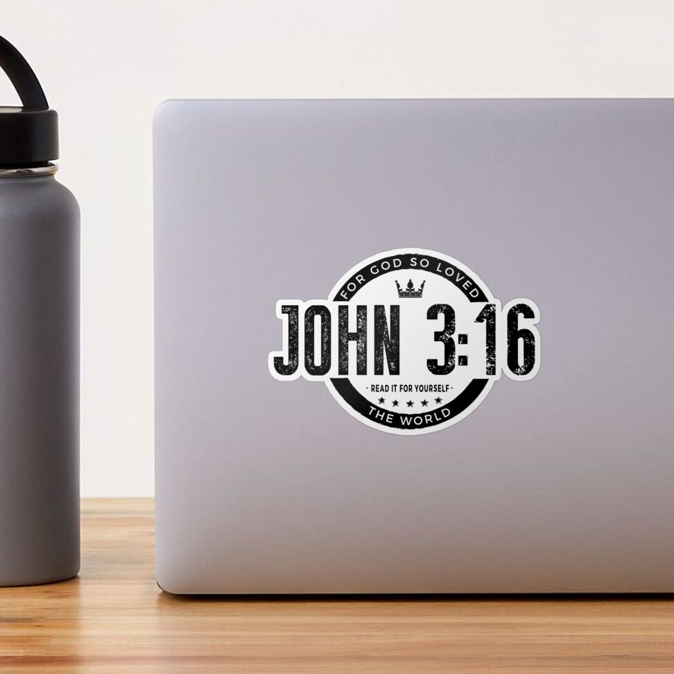 For God So Loved The World - John 3:16 Scripture Engraved YETI Tumbler