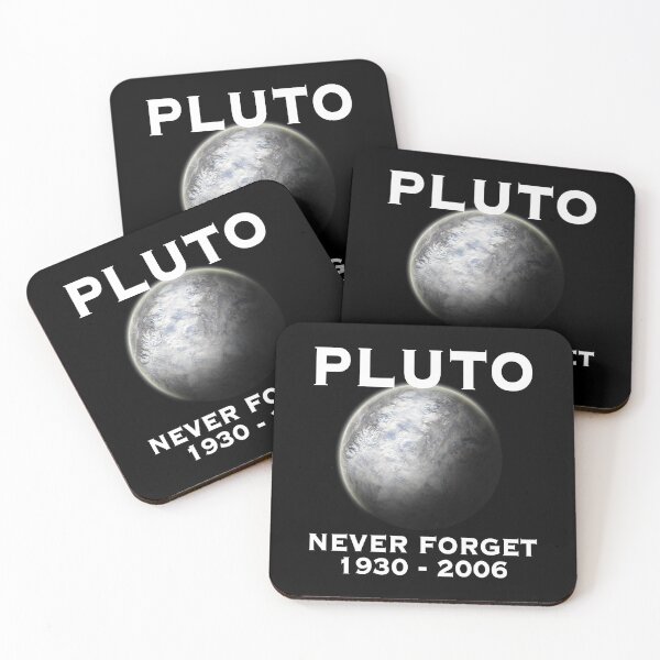 Item preview, Pluto - Never Forget - Cool Space designed and sold by IvaWilderman.