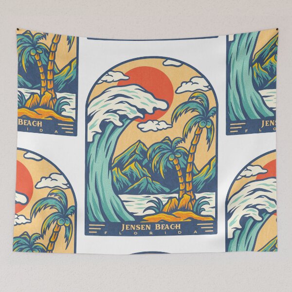 Item preview, Jensen Beach Palm Sun designed and sold by LanikaiBeach.