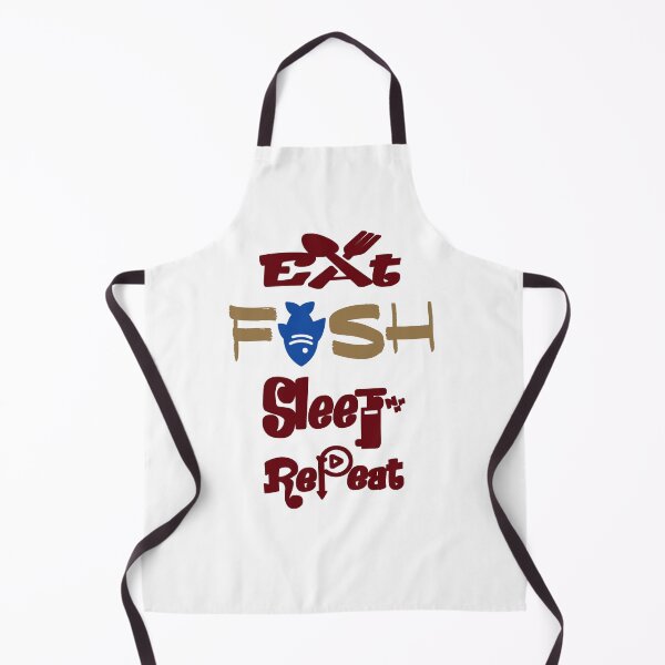 Item preview, Eat fish sleep repeat, designed and sold by Chakilogy.