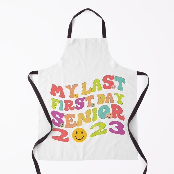 Item preview, Groovy My Last First Day Senior 2023, Retro Boho Flower Senior 2023 designed and sold by Designista436.