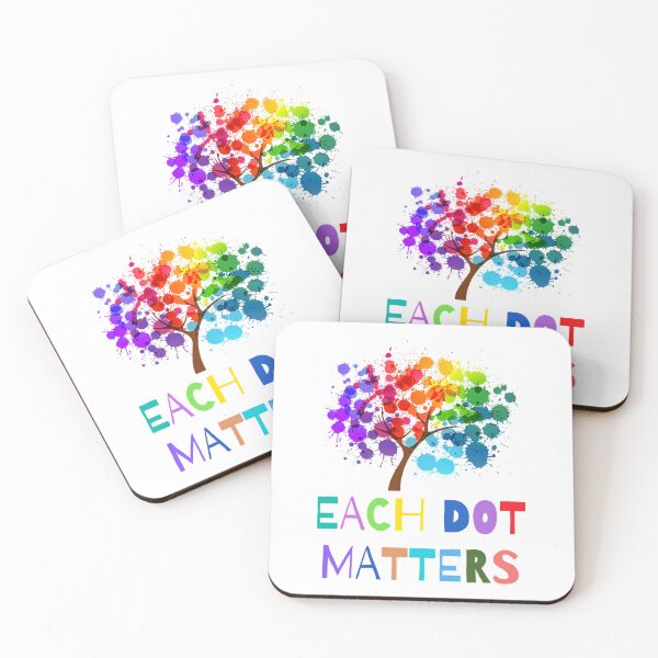 Item preview, Each Dot Matters Colorful Polka Dot Unity Tree designed and sold by IvaWilderman.