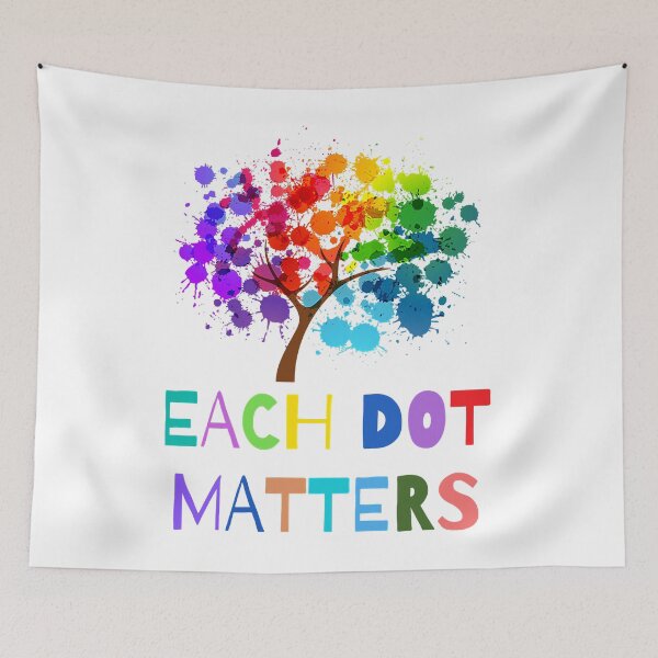 Item preview, Each Dot Matters Colorful Polka Dot Unity Tree designed and sold by IvaWilderman.