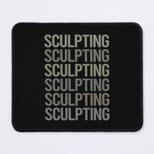 Item preview, Gray Text Art Sculpting Sculptor Sculpture designed and sold by TartSpiderWeb.