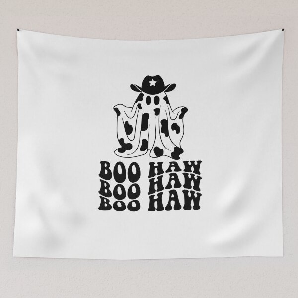 Item preview, Boo Haw Western, Retro Halloween, Ghost, cute Country designed and sold by Sophistical.